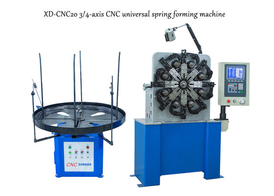 Máy lò xo xoắn 3 trục XD-CNC20 với phạm vi đường kính dây 0,3mm đến 2,3mm