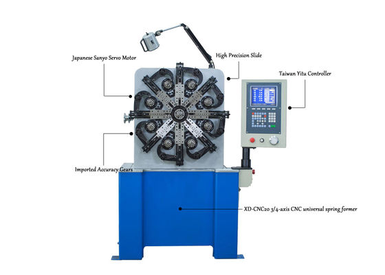 Máy tạo thành dây CNC tiết kiệm năng lượng Đường kính 0.30 - 2.30mm 950kgs CE ISO