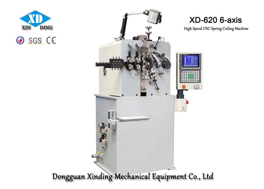 XD-620 Máy cuộn lò xo tốc độ cao 6 trục để tạo lò xo hiệu quả