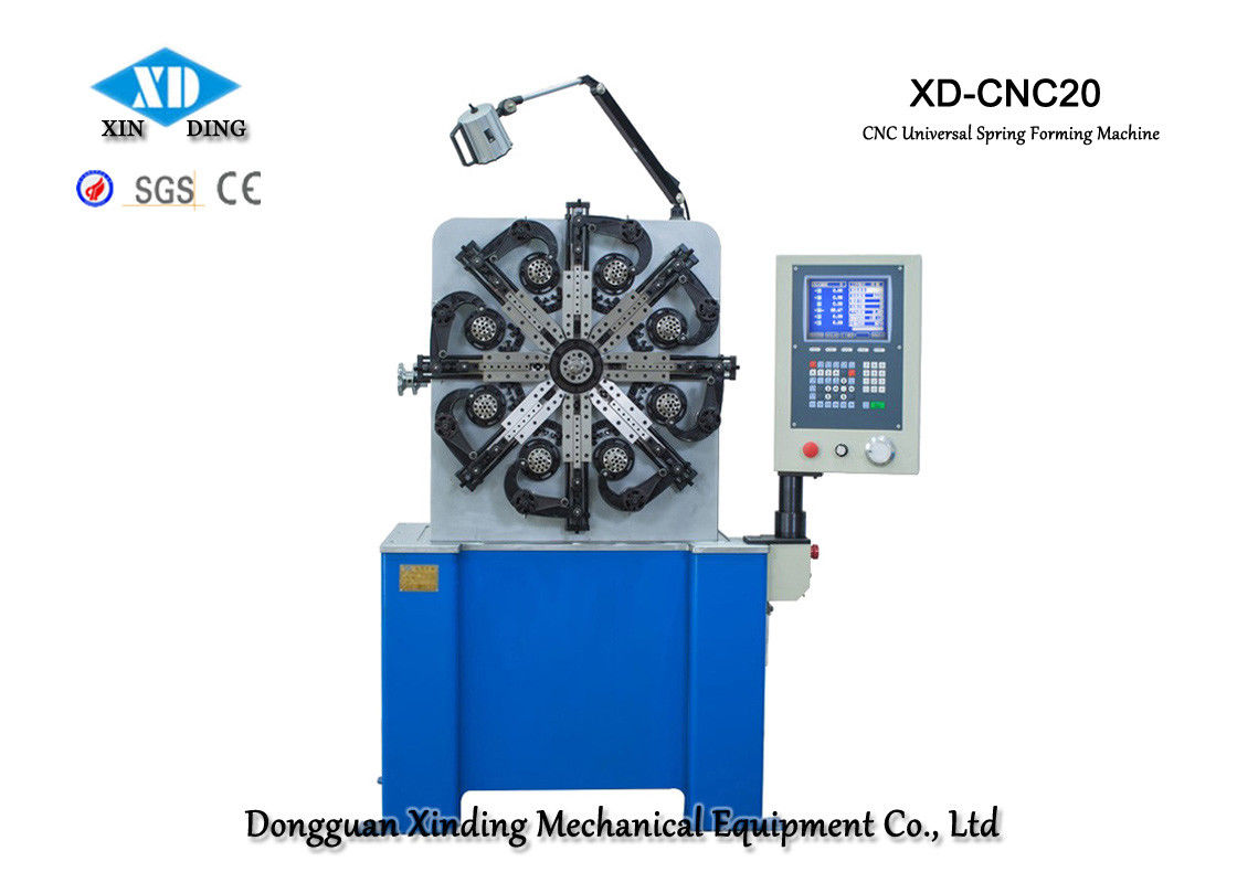 Máy làm lò xo CNC XD-CNC20 để tạo ra nhiều lò xo trong vòng 0,2 đến 2,3mm